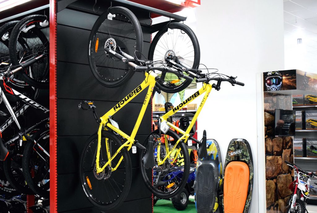 Bicicletas no Shopping China