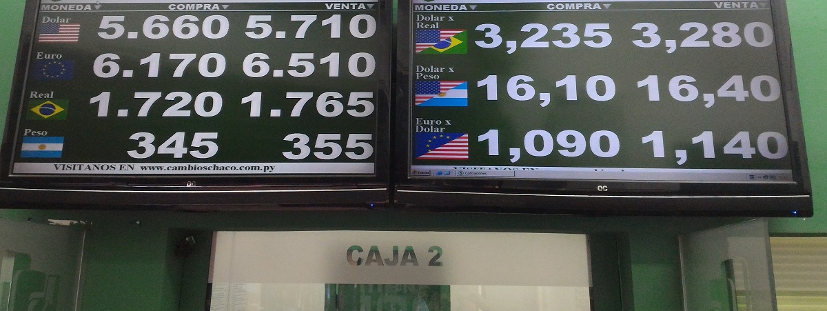 Cotação das moedas em Ciudad del Este