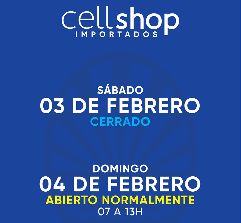 Cell Fechada aniversário cidade